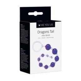 Fioletowe Kulki Analne Dragonz Tail Me You Us