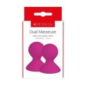 Me You Us Dual Masseuse – Fioletowe silikonowe pompki na sutki, zestaw 2 szt.