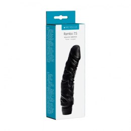 Wibrator Rambo Perfect Pleasures – Zakrzywiony, Zmysłowo Teksturowany, Czarny (2xAA)