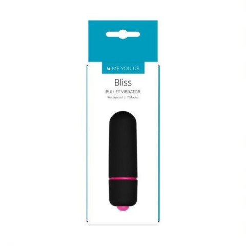 Miniwibrator Me You Us Bliss 7 trybów rozkoszy, czarny