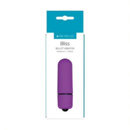 Me You Us Bliss – Fioletowy Wibrator-Pocisk z 7 Trybami