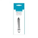 Me You Us Blossom: Srebrny Mini Wibrator Bullet z 10 Trybami Wibracji