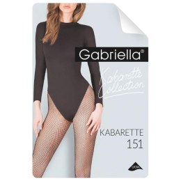 Eleganckie Rajstopy Kabaretki 151 – Czarne XL/XXL