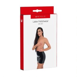 Me You Us - Lateksowa Mini Spódniczka, Rozmiar L