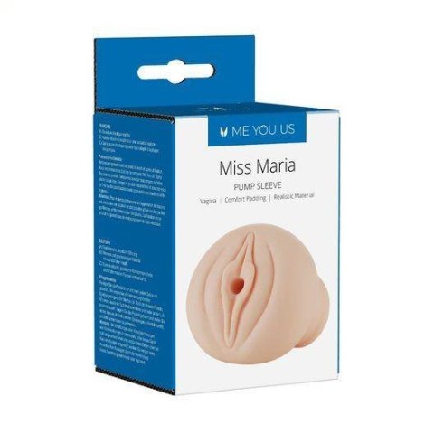 Realistyczny rękaw do pompki erotycznej Me You Us Miss Maria