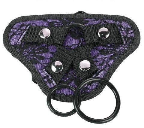 Me You Us Fioletowa Regulowana Uprząż do Strap-ona