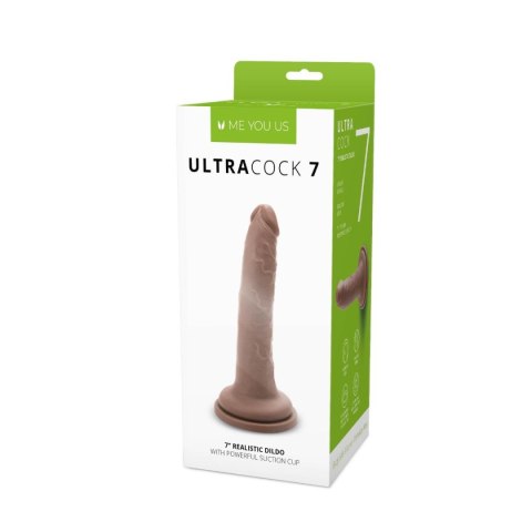 Realistyczne Dildo Karmelowe Me You Us - 7 cali