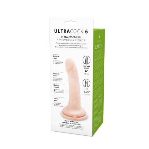 Me You Us – Realistyczne Dildo Silikonowe Flesh, 15 cm