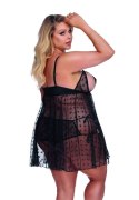 Elegancka Czarna Halka YULIA XXL+