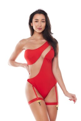 Zmysłowe Body KORA Czerwone S/M
