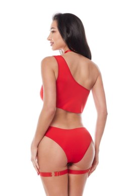 Zmysłowe Body KORA Czerwone S/M