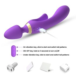 Fioletowy Wibrator Magic Wand – Króliczek