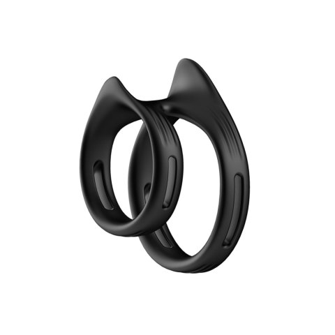 Capen Black – elegancki podwójny pierścień erekcyjny