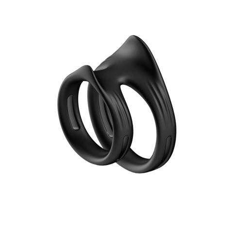 Capen Black – elegancki podwójny pierścień erekcyjny