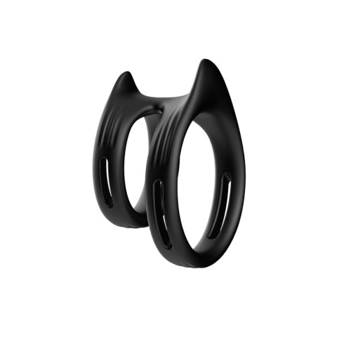 Capen Black – elegancki podwójny pierścień erekcyjny