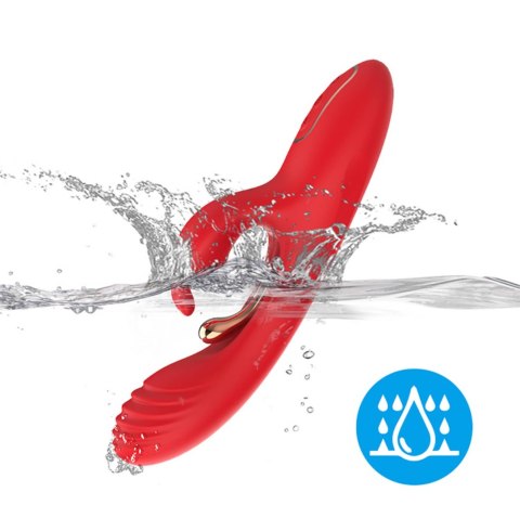 Wibrator Króliczek Crazy Horse Red: Trójpunktowa Stymulacja
