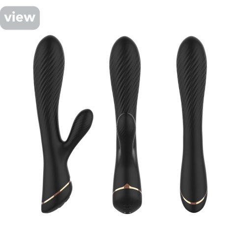 Wibrator Króliczek Hare Black z 9 Funkcjami Wibracji