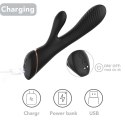 Wibrator Króliczek Hare Black z 9 Funkcjami Wibracji