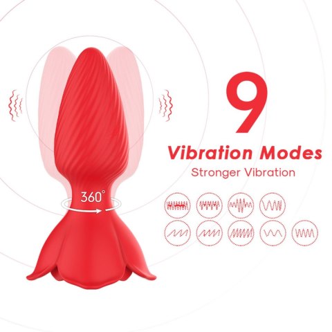 Honey Jelly – Różany plug analny z wibracjami