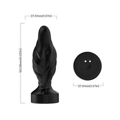 Limonster Black – Intensywny Korek Analny z 9 Funkcjami Wibracji