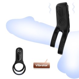 Mechao Black – Wibrujący pierścień erekcyjny z 9 trybami wibracji