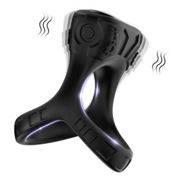 Mechay Black – Wibrujący Pierścień z 9 Funkcjami Stymulacji