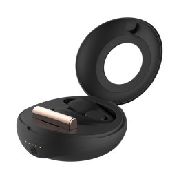 Rosy Gold – Wibrator w Kształcie Litery C z Luksusowym Etui do Ładowania – Czarny