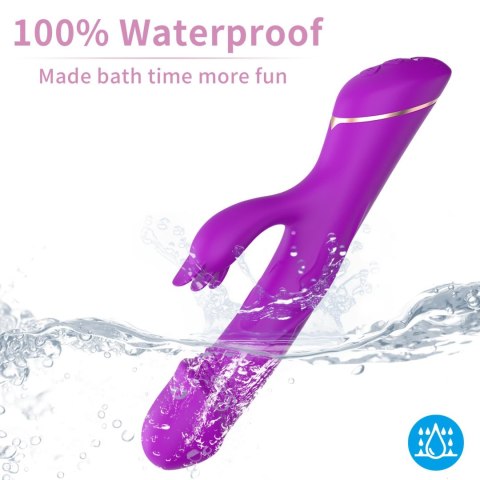 Rubberco Purple – Wibrator Króliczek z 2 Silnikami i 9 Programami Wibracji