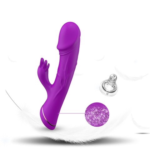 Rubberco Purple – Wibrator Króliczek z 2 Silnikami i 9 Programami Wibracji