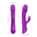 Rubberco Purple – Wibrator Króliczek z 2 Silnikami i 9 Programami Wibracji