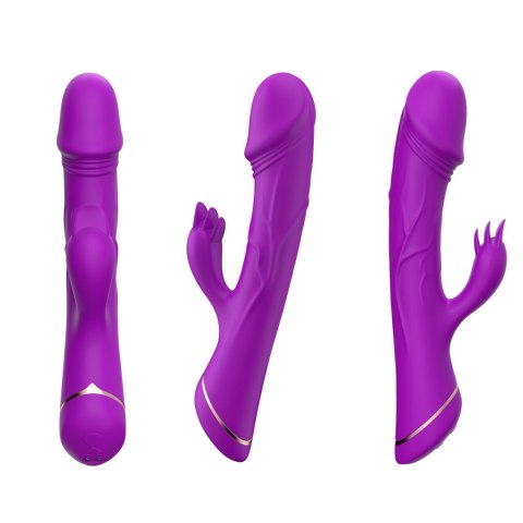 Rubberco Purple – Wibrator Króliczek z 2 Silnikami i 9 Programami Wibracji