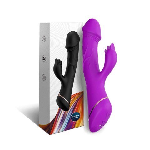 Rubberco Purple – Wibrator Króliczek z 2 Silnikami i 9 Programami Wibracji