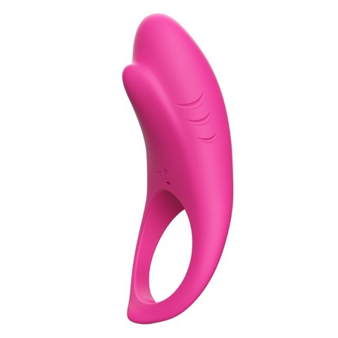 Erotyczny Pierścień Erekcyjny Shark Rose Red