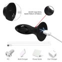 Watchman Black: Wibrujący Plug Analny z 9 Programami Stymulacji
