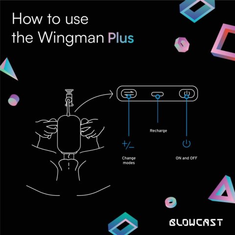 BLOWCAST Wingman Plus Automatyczny Masturbator