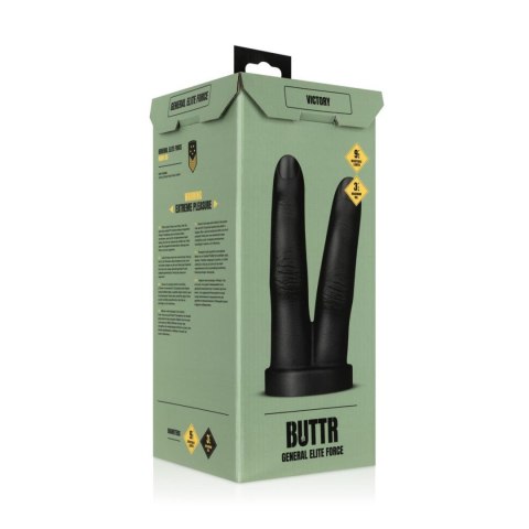 BUTTR - Podwójny Plug Analny Victory z Efektem Palców