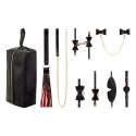 Bedroom Fantasy - Luksusowy Czarny Zestaw BDSM, 8 Elementów