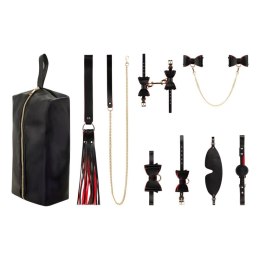 Bedroom Fantasy - Luksusowy Czarny Zestaw BDSM, 8 Elementów