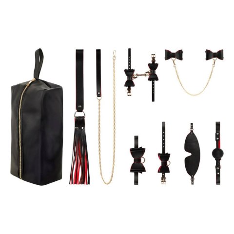 Bedroom Fantasy - Luksusowy Czarny Zestaw BDSM, 8 Elementów