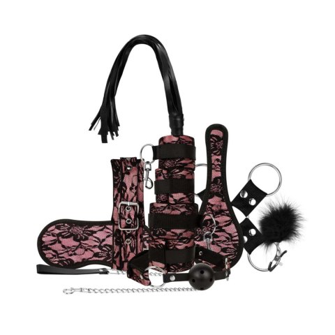 Bedroom Fantasy - Zestaw BDSM 'Bound by Lace' (8 Elementów)