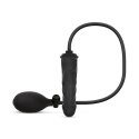 Dildo Analne Nadmuchiwane z Pompką – 14,5 cm, Czarne