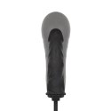 Dildo Analne Nadmuchiwane z Pompką – 14,5 cm, Czarne