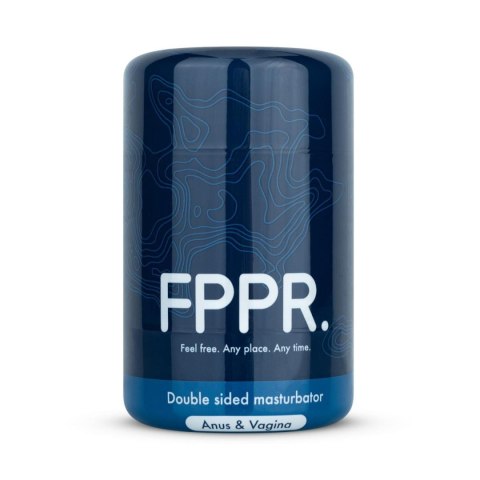 FPPR. – Transparentny Masturbator Dwustronny: Pochwa i Anus
