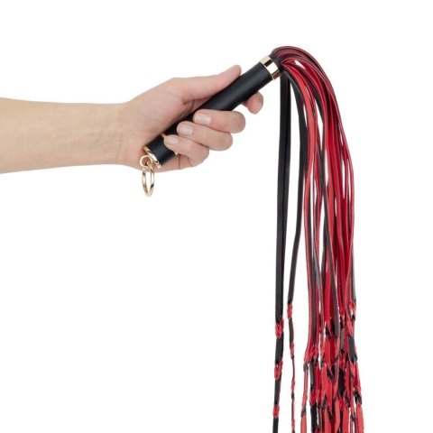 Flogger 64 cm - Czerwono-Czarny