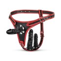 Uprząż Strap-On na Potrójne Dildo – Kolekcja Fetish