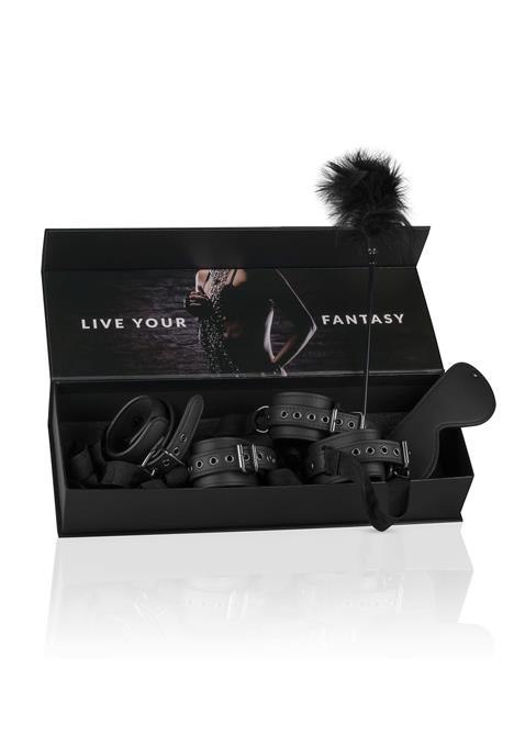 Zestaw Bondage Fantasy dla Początkujących - Kajdanki i Akcesoria
