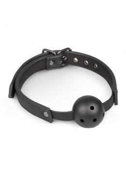 Elegancki Knebel Kulkowy z Kulą PCV – Czarny