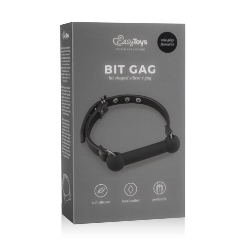Silikonowy knebel z uzędzeniem bit EasyToys