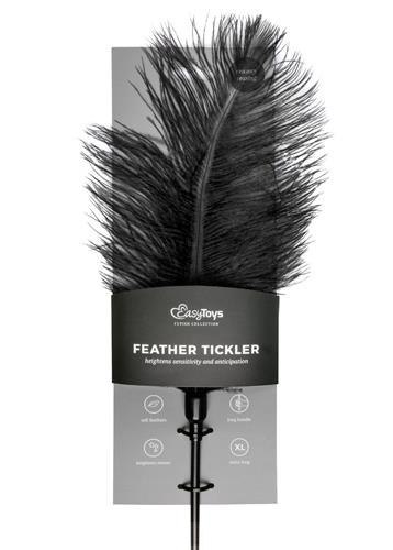 Zmysłowy Pejcz Piórkowy Black Feather