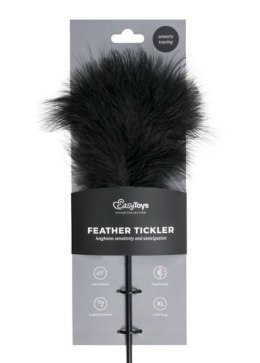 Czarny Łaskotacz Black Tickler z Długim Trzonkiem